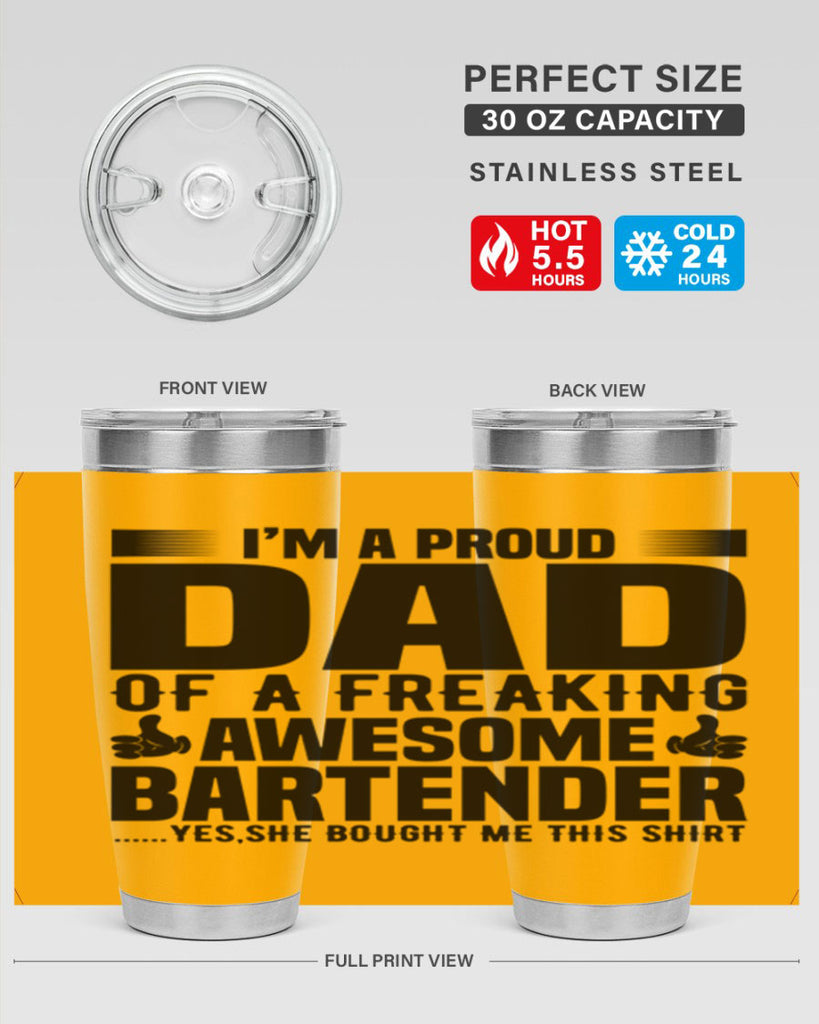 Im a proud dad Style 19#- bartender- tumbler