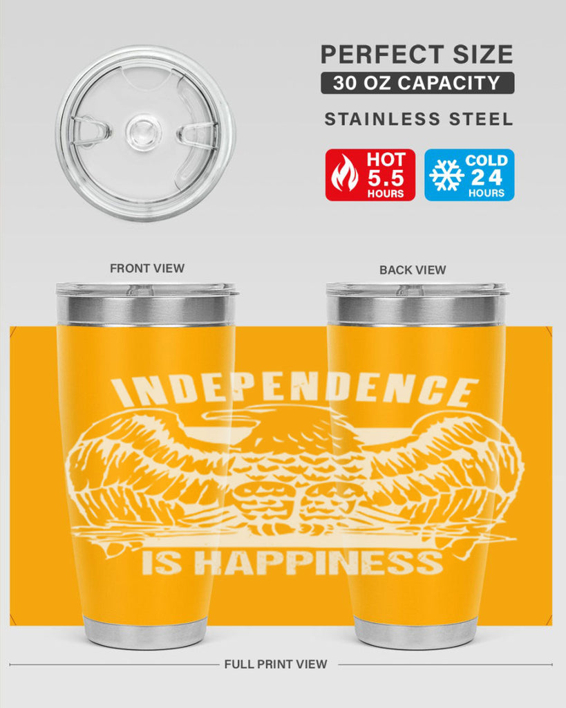 Independence is happiness Style 24#- Fourt Of July- Tumbler