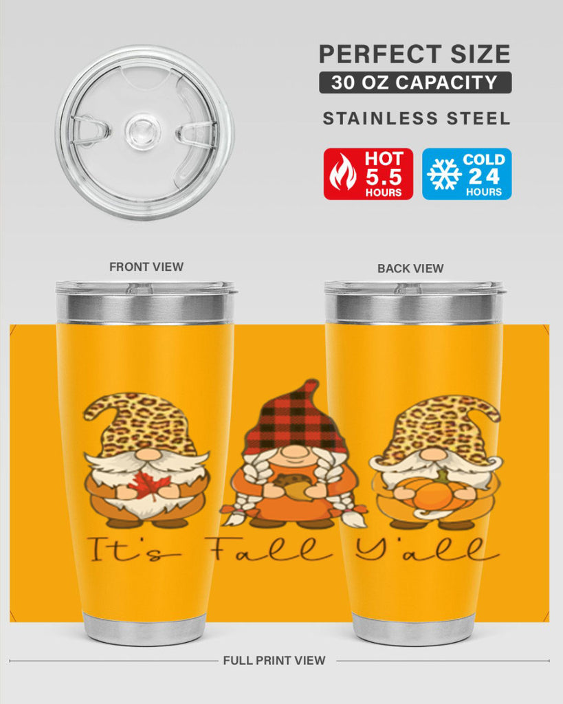 It s Fall Y all Gnome 362#- fall- Tumbler