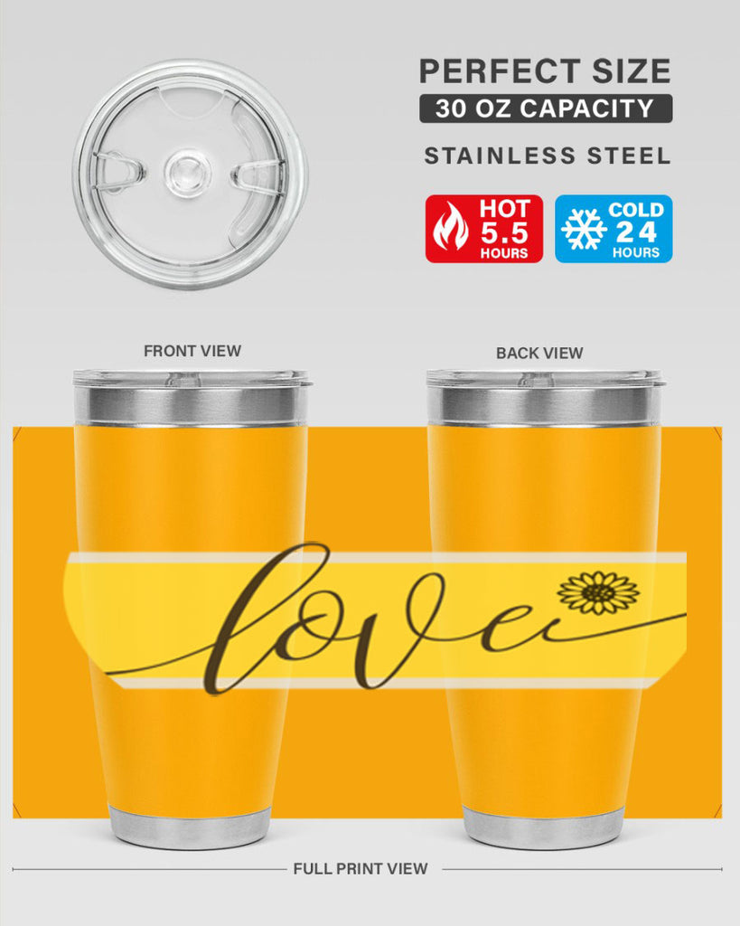 Love and daisy327#- spring- Tumbler