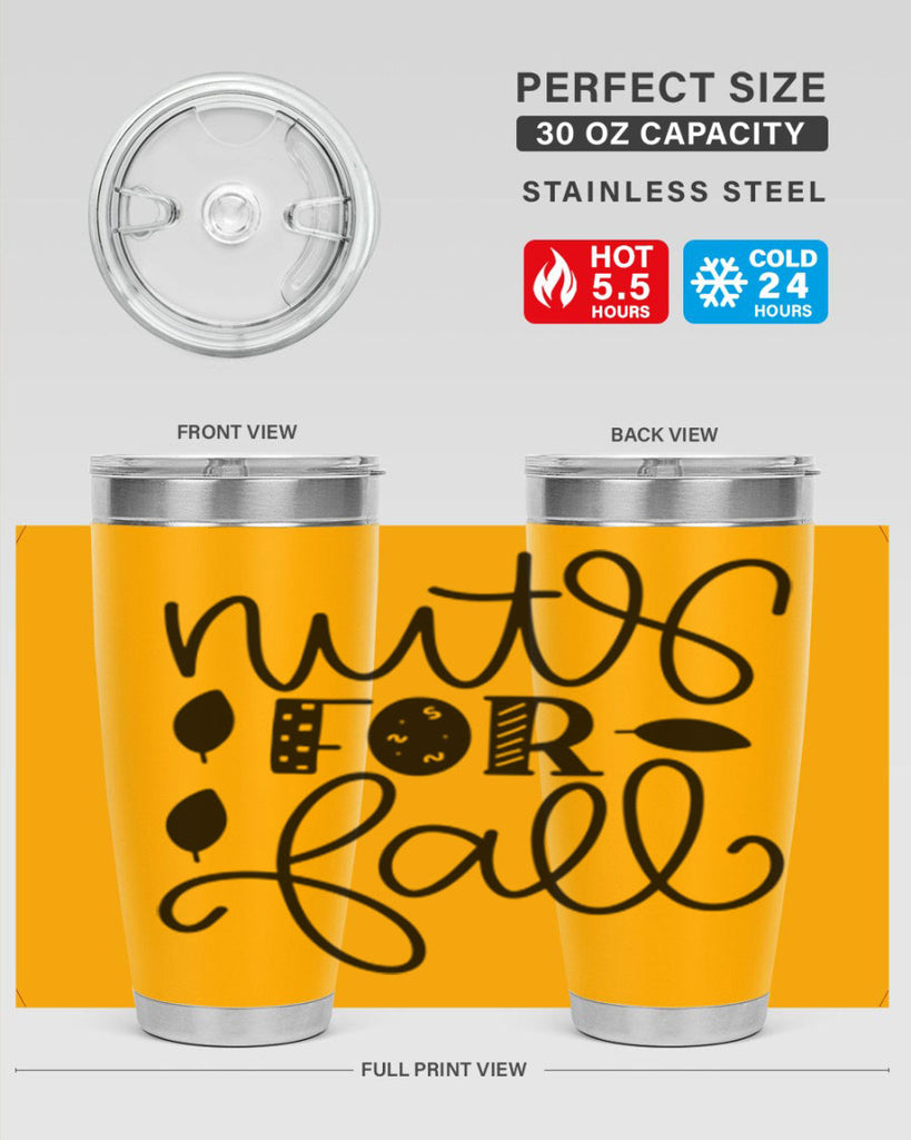 Nuts For Fall 446#- fall- Tumbler