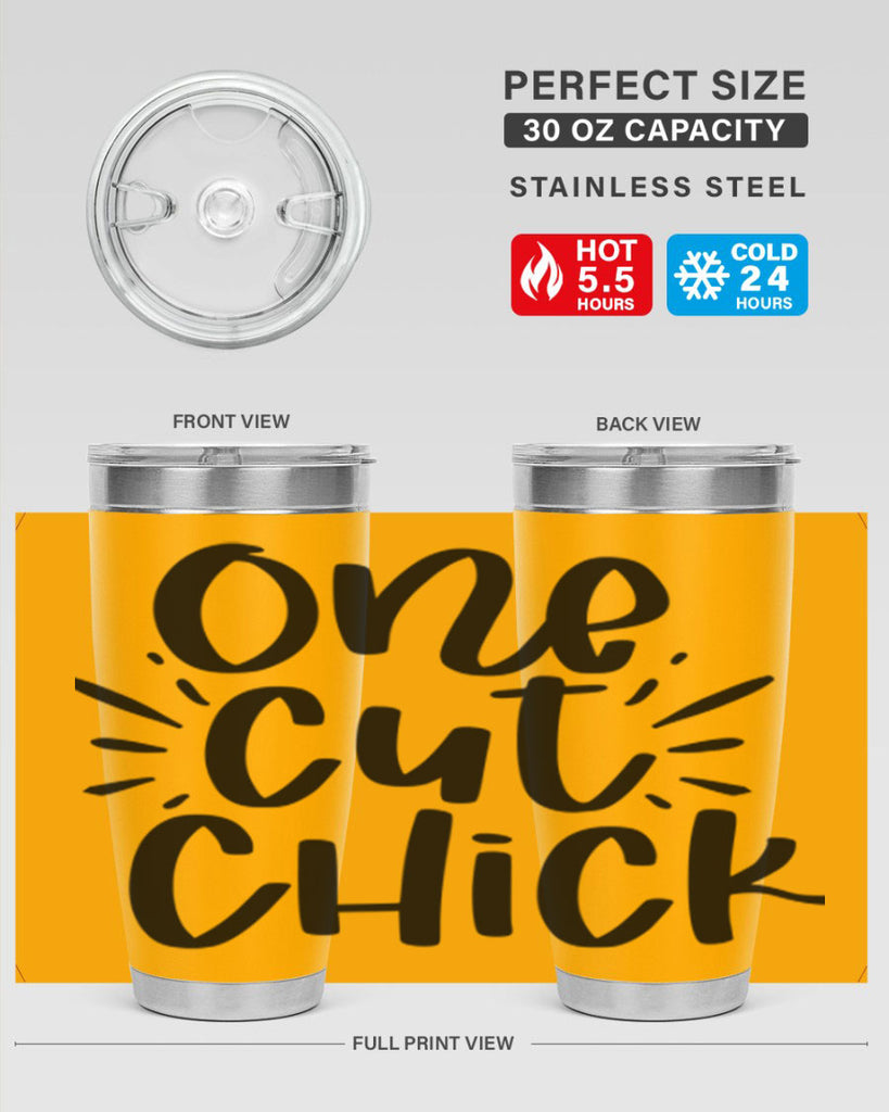 One cut chick  388#- spring- Tumbler