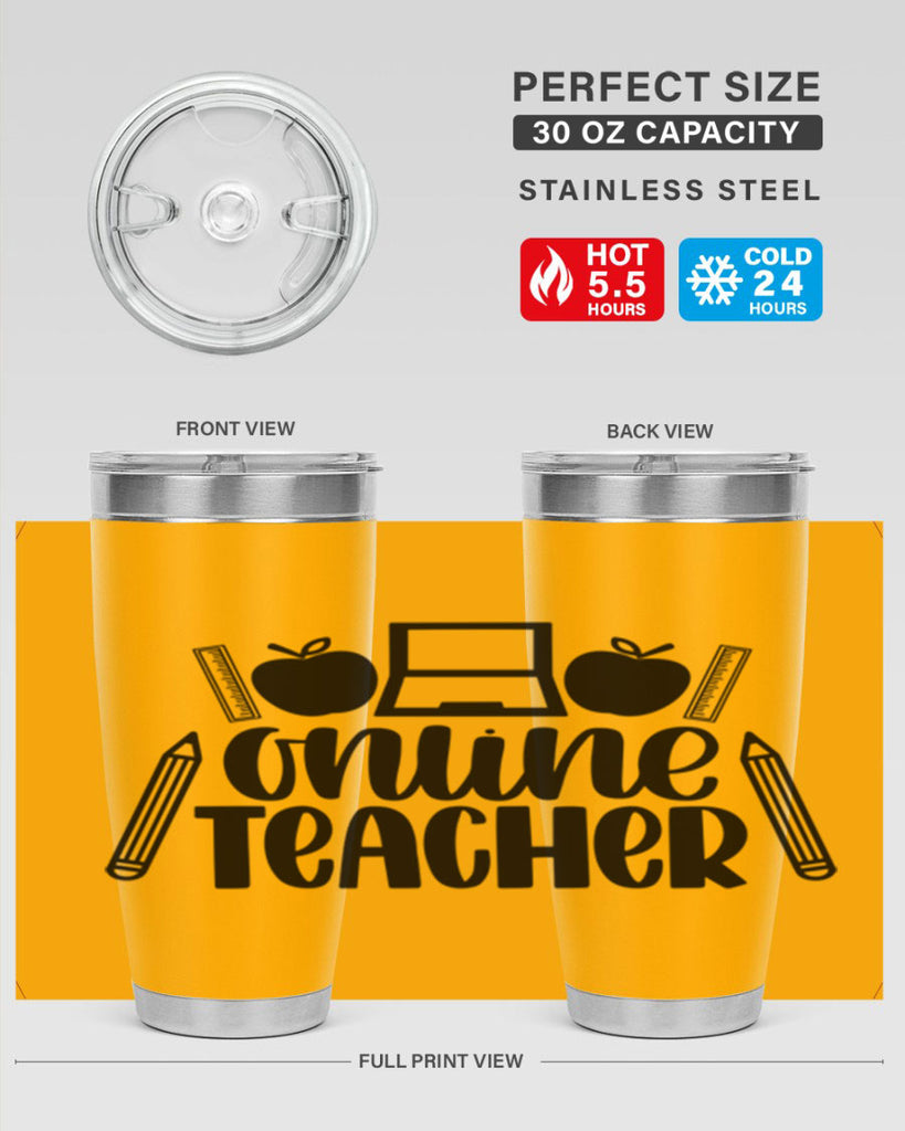 Online Teacher Style 61#- teacher- tumbler