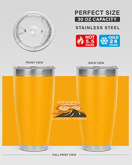 Owl Love You A TurtleRabbit 12#- owl- Tumblers