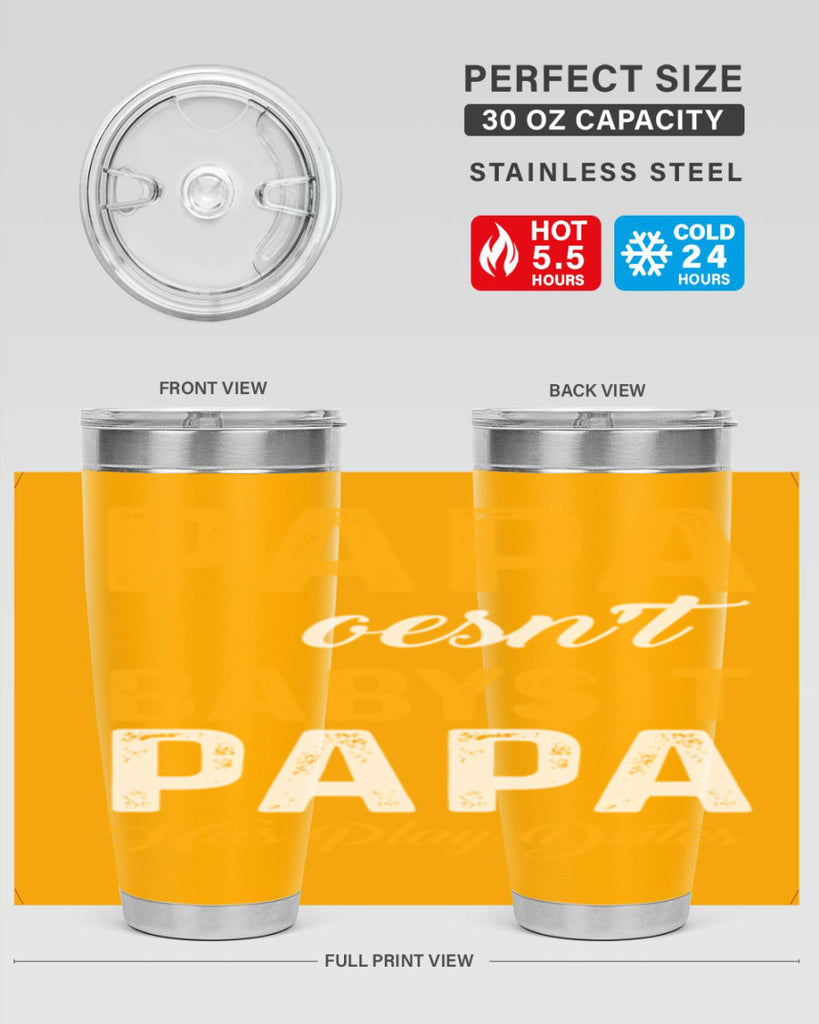 Papa 124#- grandpa - papa- Tumbler