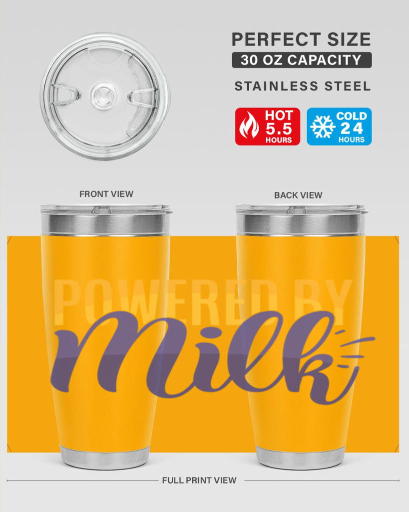 Powered By Milk Style 204#- baby- tumbler