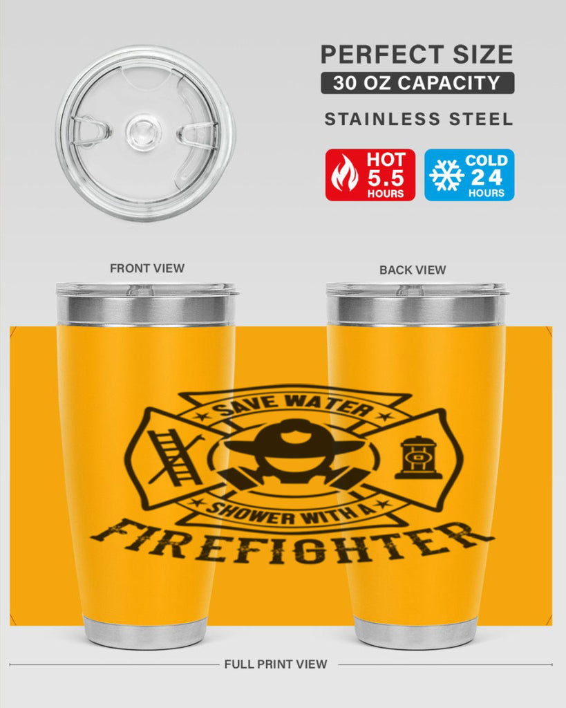 Save water Style 34#- fire fighter- tumbler