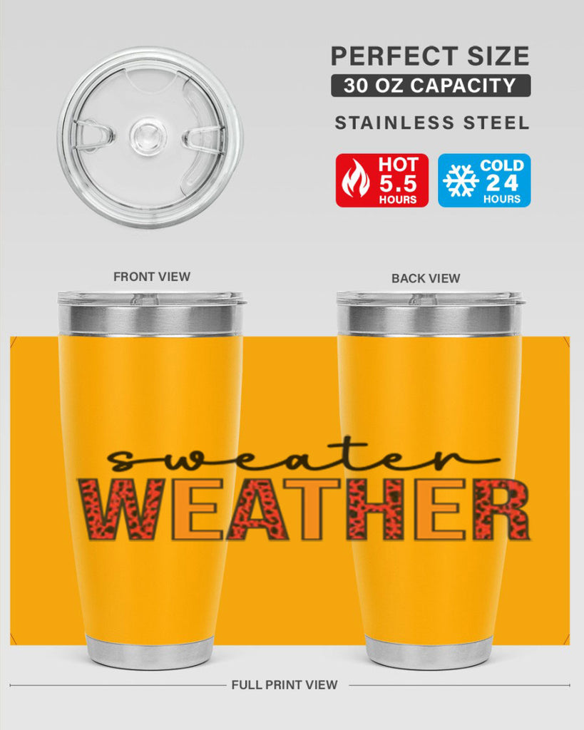 Sweater Weather 587#- fall- Tumbler