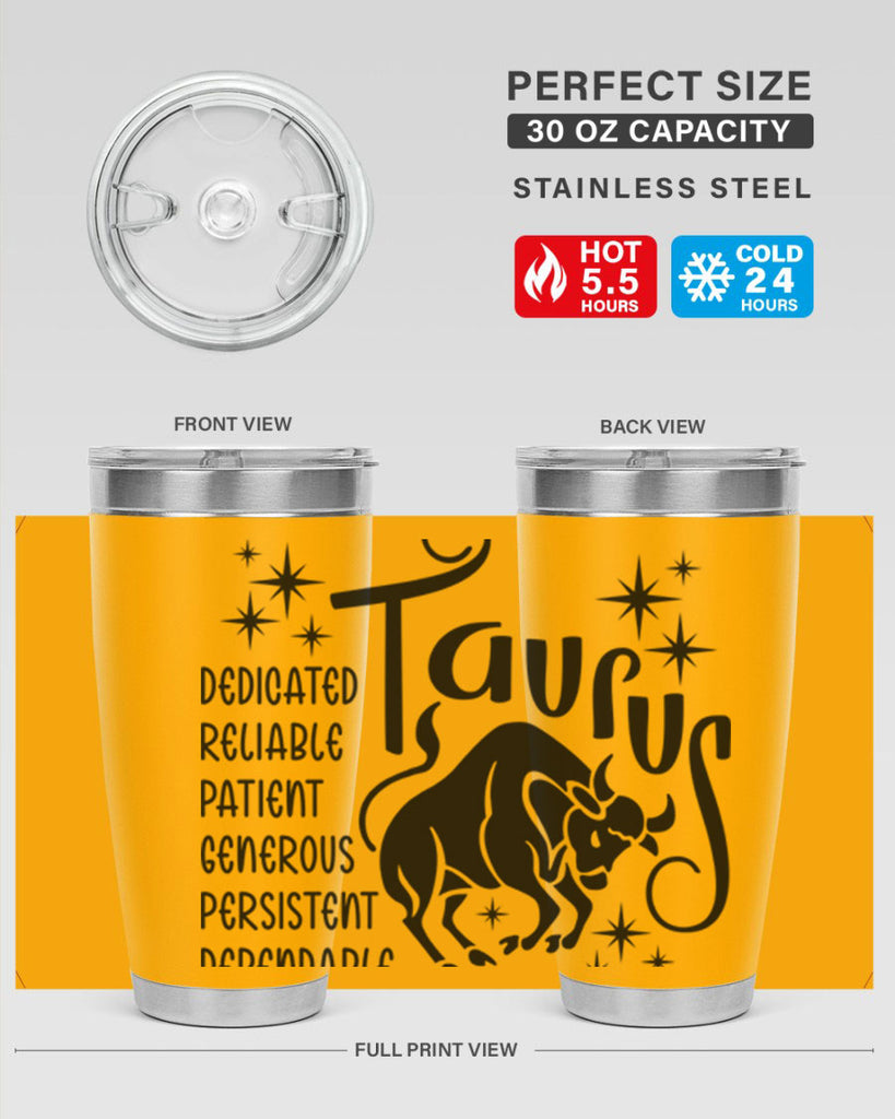 Taurus 486#- zodiac- Tumbler