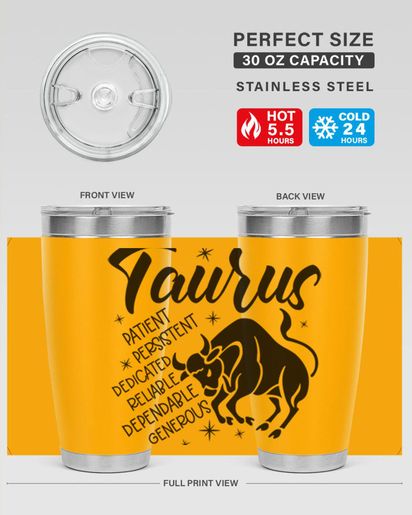 Taurus 492#- zodiac- Tumbler