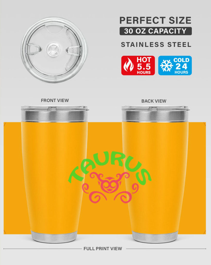 Taurus 493#- zodiac- Tumbler