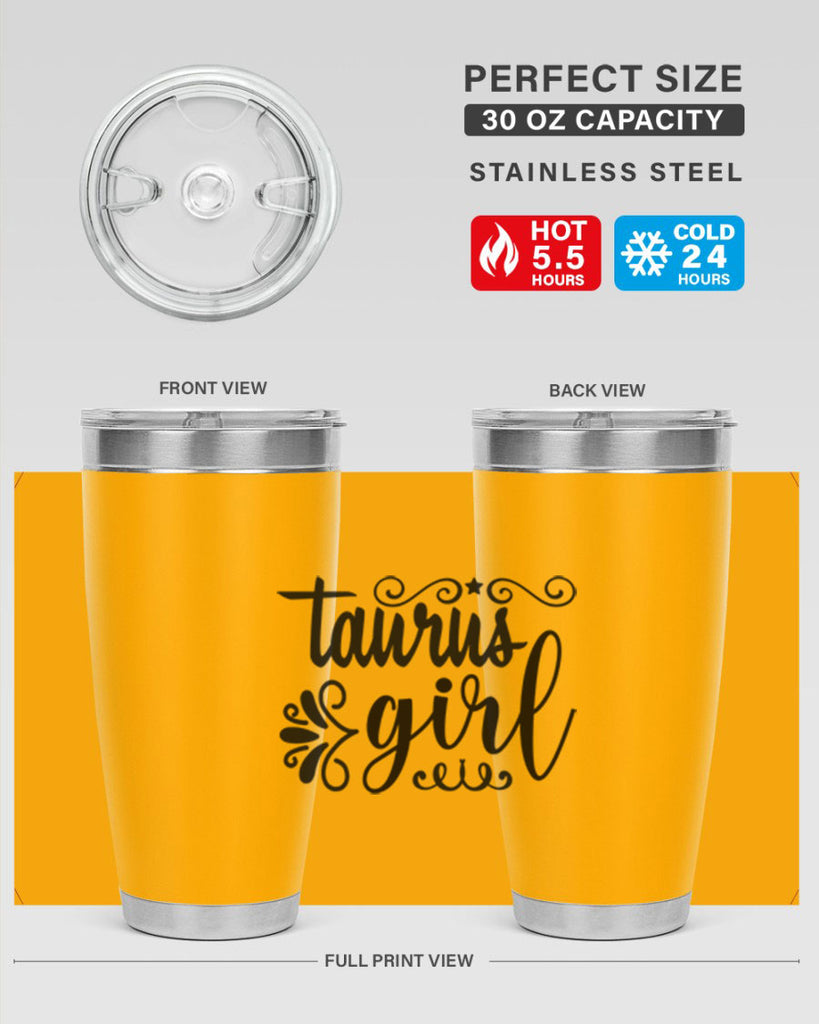 Taurus girl 499#- zodiac- Tumbler