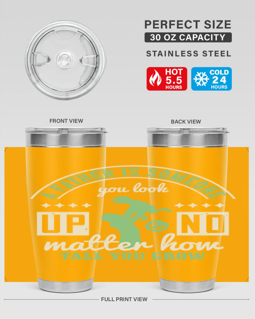 a father is someone 125#- fathers day- Tumbler