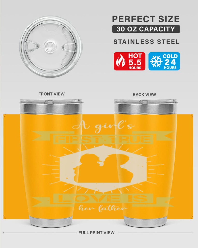 a girl’s first true love 119#- fathers day- Tumbler