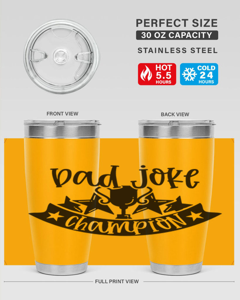 dad joke champion 66#- fathers day- Tumbler
