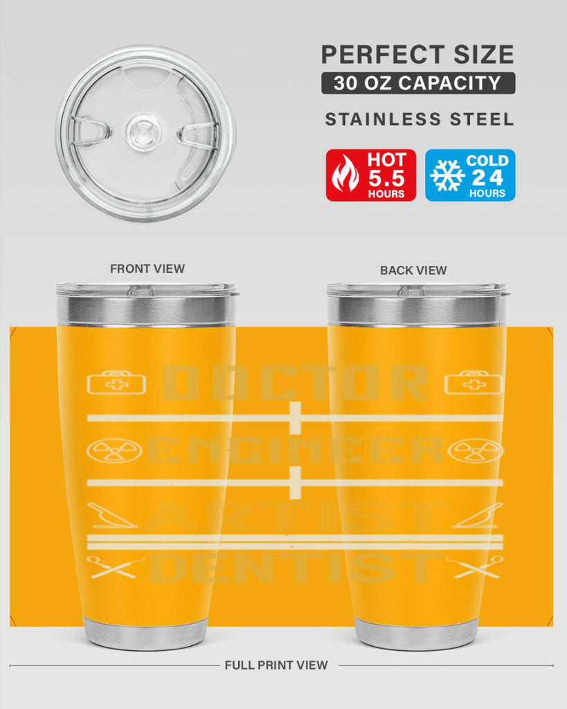 doctor engineer artist dentist Style 43#- dentist- tumbler