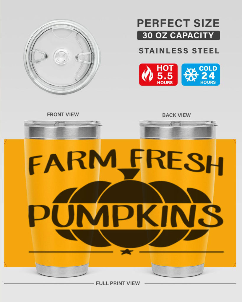 farm fresh pumpkins 173#- fall- Tumbler