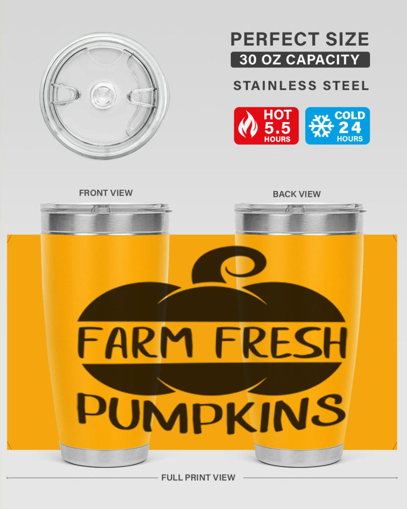 farm fresh pumpkins 174#- fall- Tumbler
