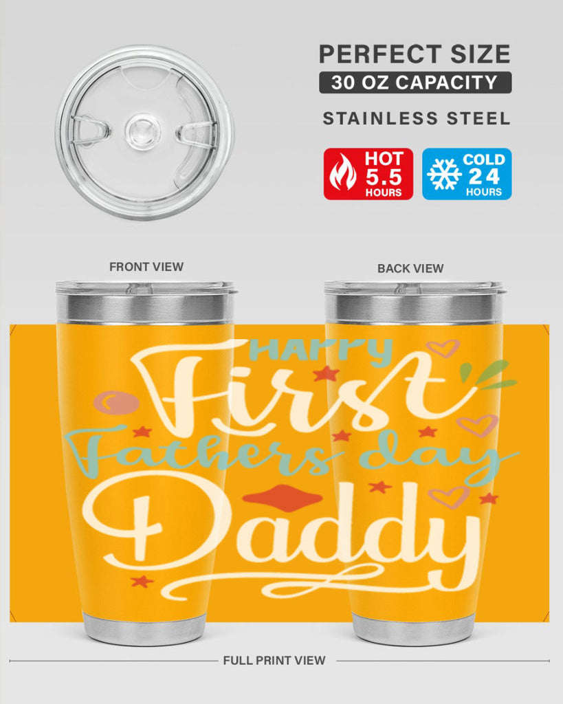 happy first fathers day daddy 89#- fathers day- Tumbler