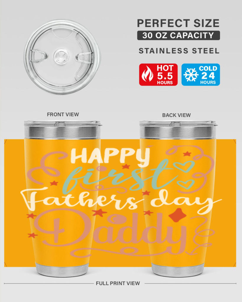 happy first fathers day daddy 90#- fathers day- Tumbler