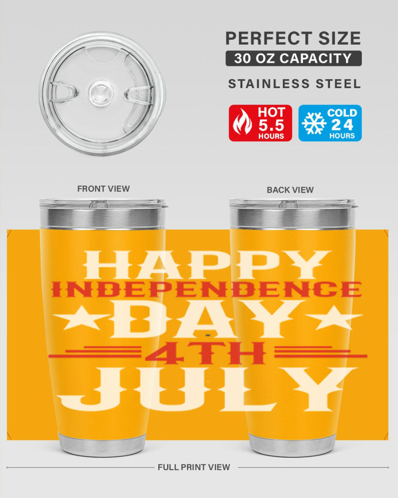 happy independence day th july Style 104#- Fourt Of July- Tumbler