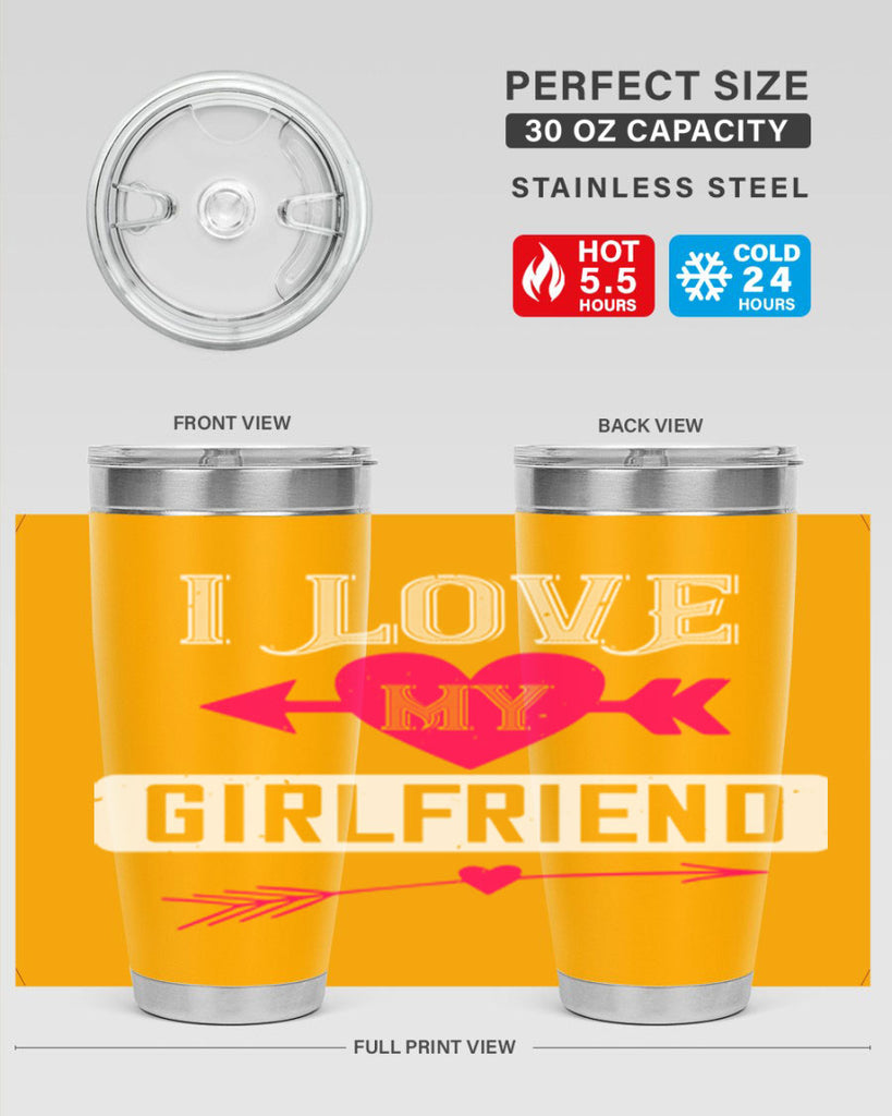 i love my girlfriend 54#- valentines day- Tumbler