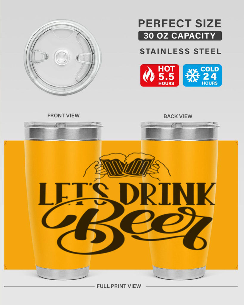 lets drink beer 29#- beer- Tumbler