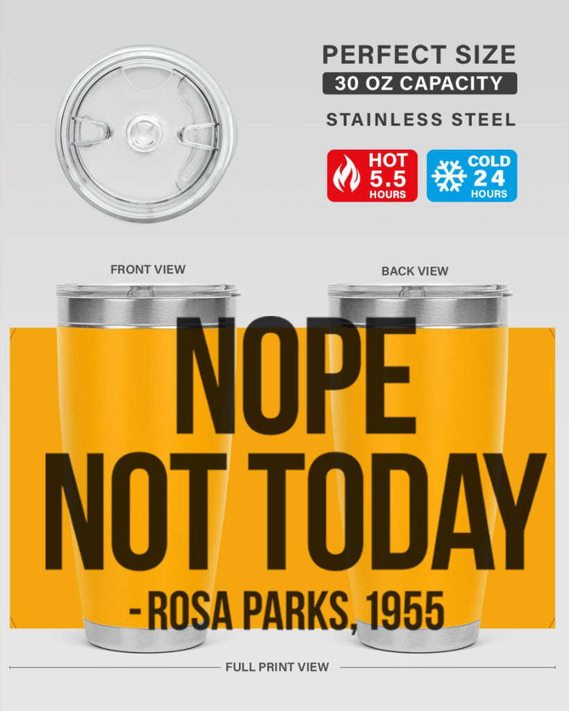 nope not today rosa parks 60#- black words phrases- Cotton Tank