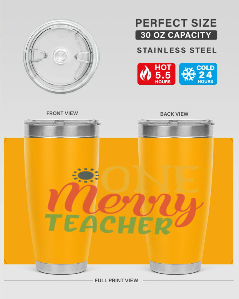 one merry teacher Style 162#- teacher- tumbler
