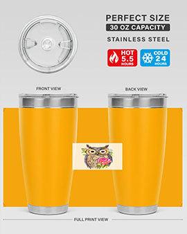 owl 13#- owl- Tumblers
