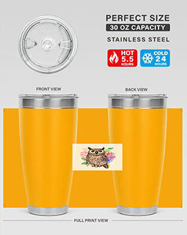 owl 3#- owl- Tumblers