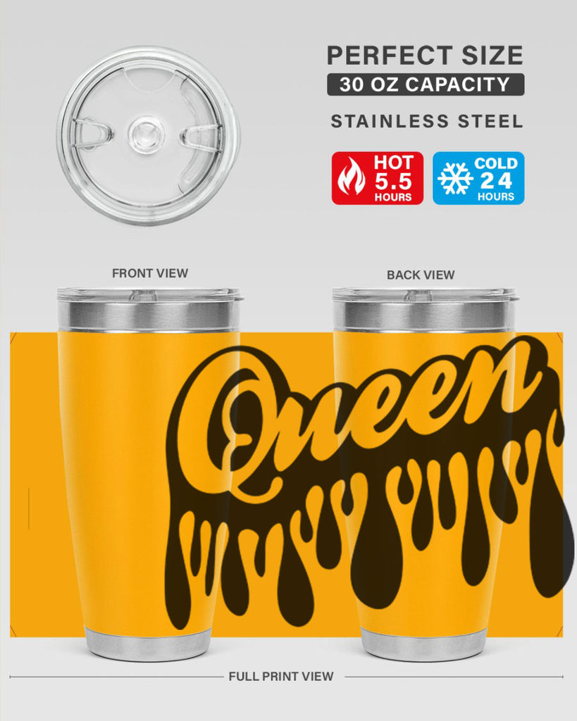 queen- black words phrases- Cotton Tank