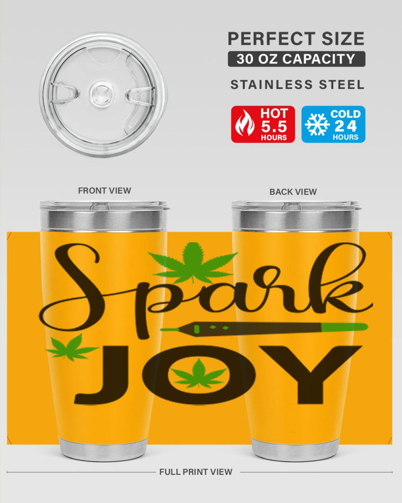 spark joy 250#- marijuana- Tumbler