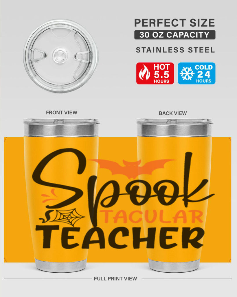 spooktacular teacher 106#- halloween- Tumbler