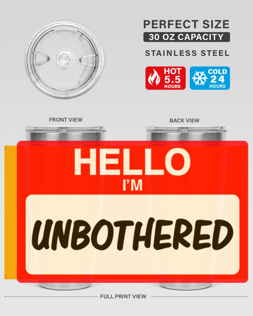 unbothered 14#- black words phrases- Cotton Tank