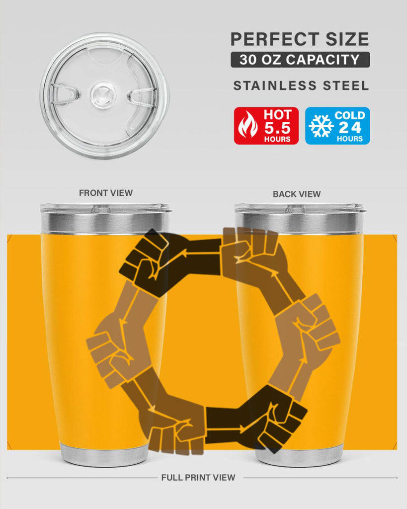 united black power fists 13#- black words phrases- Cotton Tank