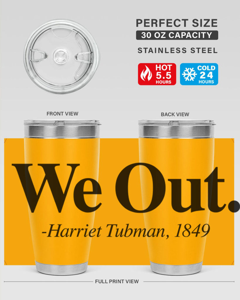 we out harriet tubman 12#- black words phrases- Cotton Tank