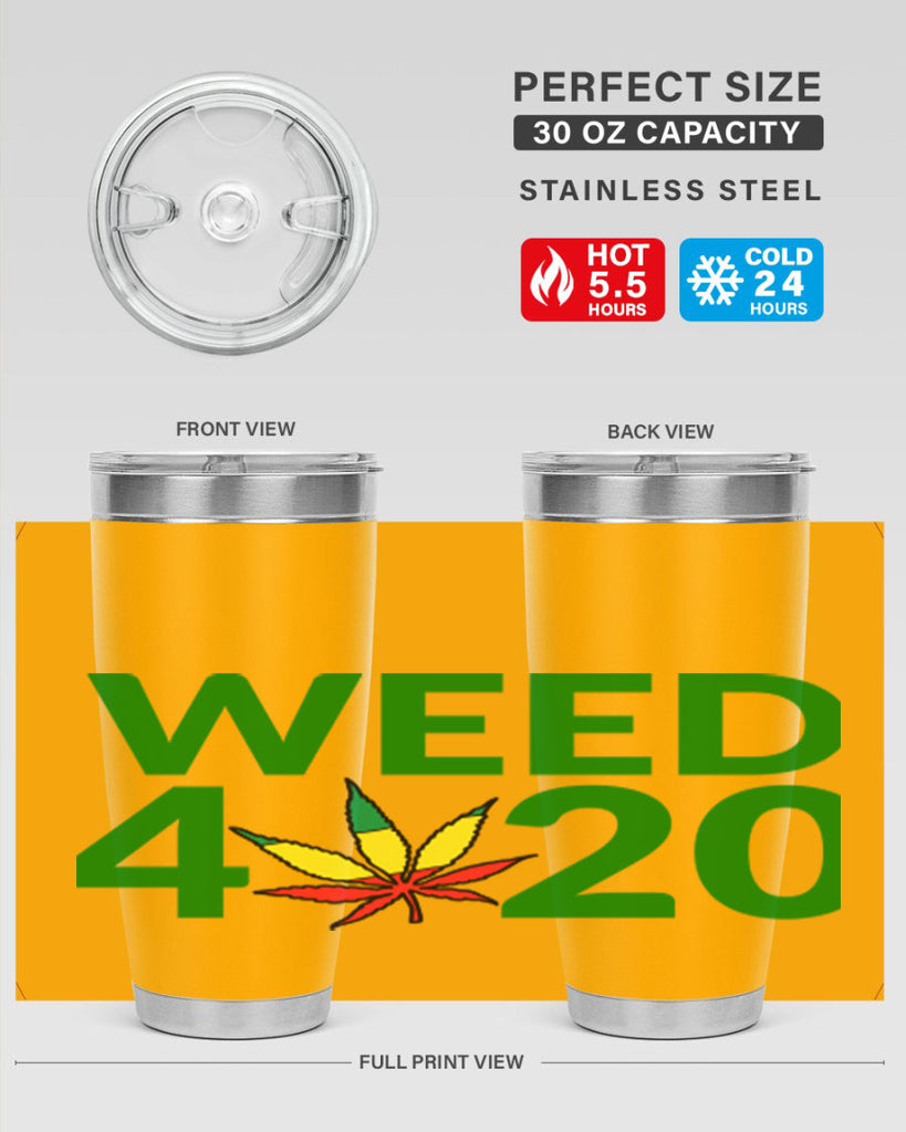 weed 420 cannabis 281#- marijuana- Tumbler