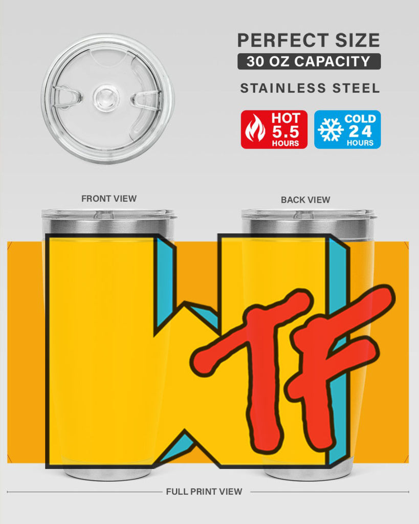 wtf 8#- black words phrases- Cotton Tank