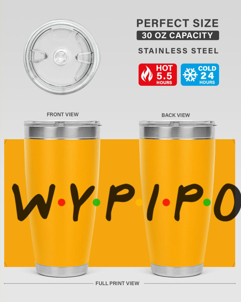 wypipo 7#- black words phrases- Cotton Tank