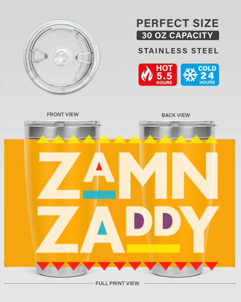 zamn zaddy 1#- black words phrases- Cotton Tank