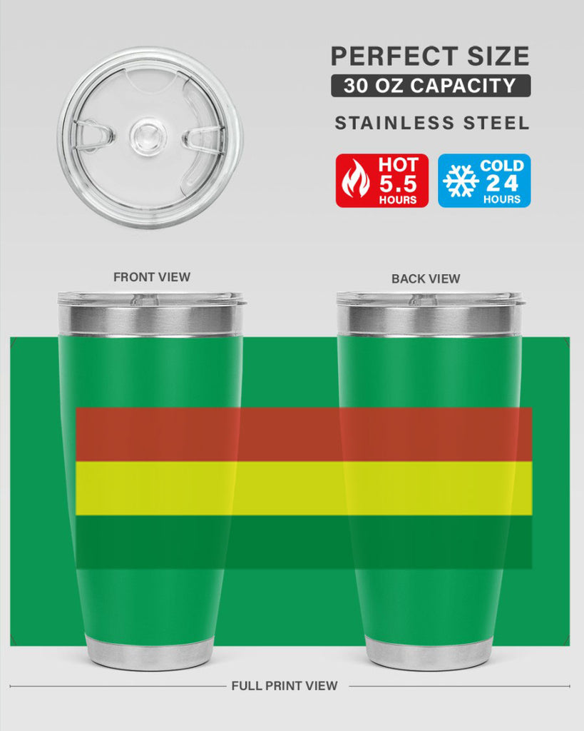 Bolivia 177#- world flags- Tumbler