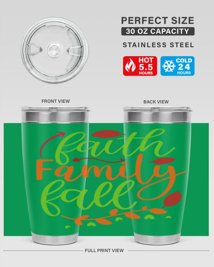 Faith Family Fall 82#- fall- Tumbler