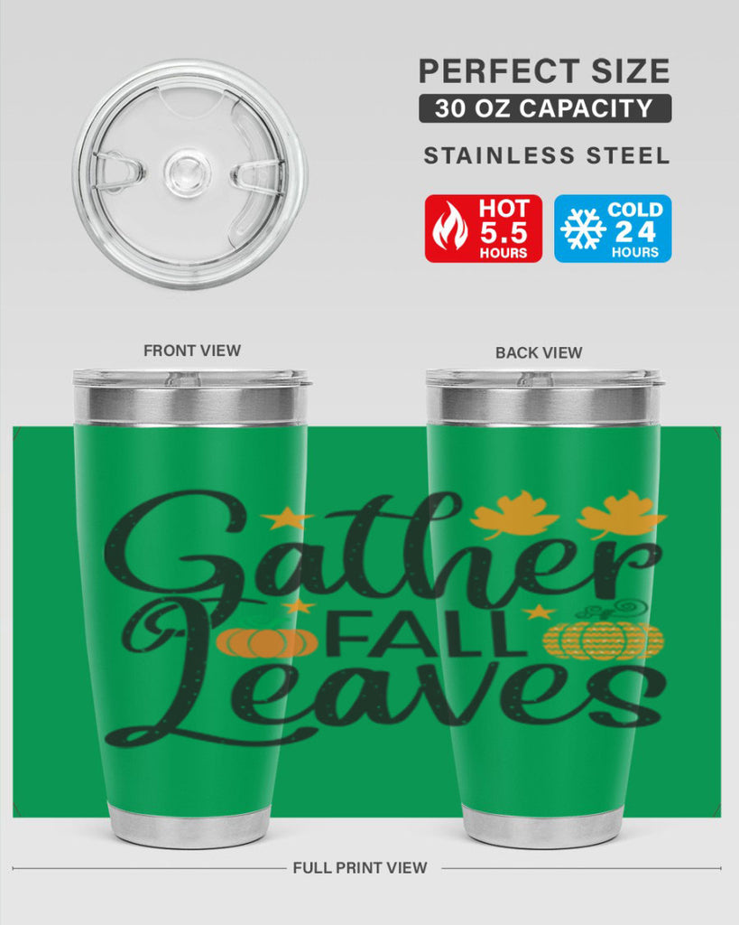 Gatherfallleaves 189#- fall- Tumbler