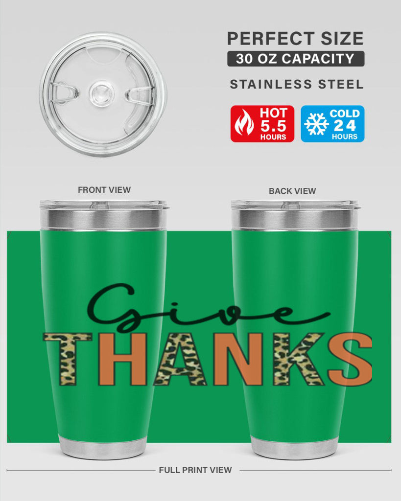 Give thanks 194#- fall- Tumbler