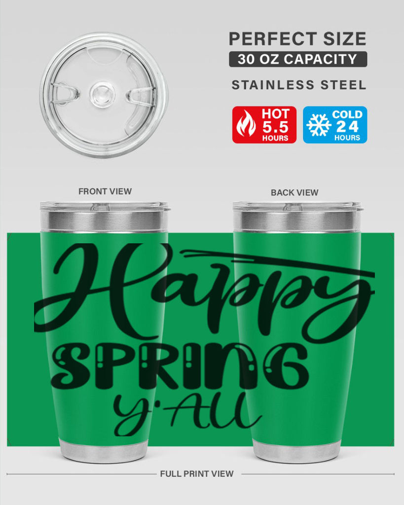 HAPPY SPRING YALL  179#- spring- Tumbler