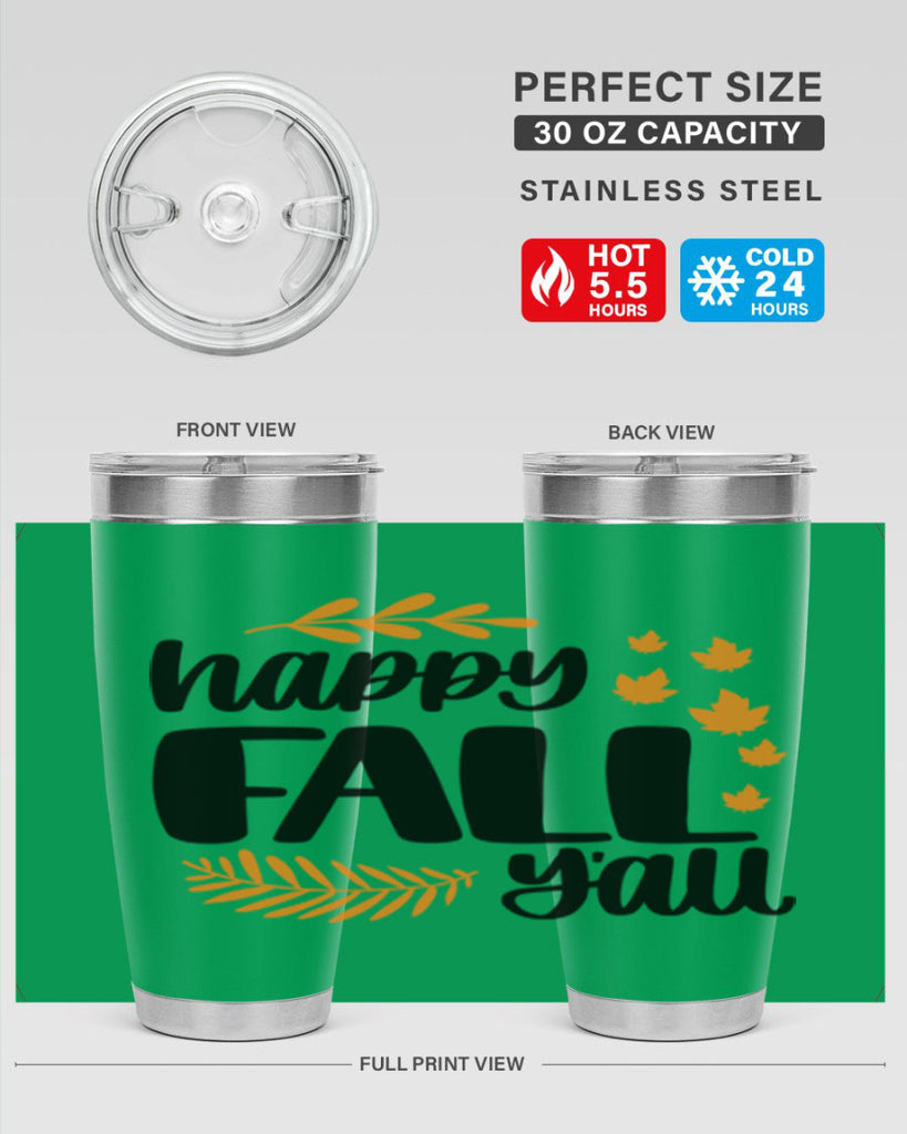 Happy Fall Yall 490#- fall- Tumbler
