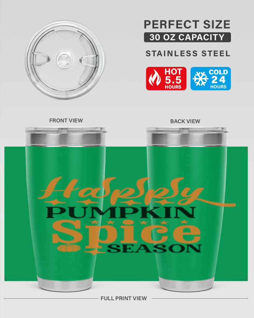 Happy Pumpkin Spice Season 245#- fall- Tumbler