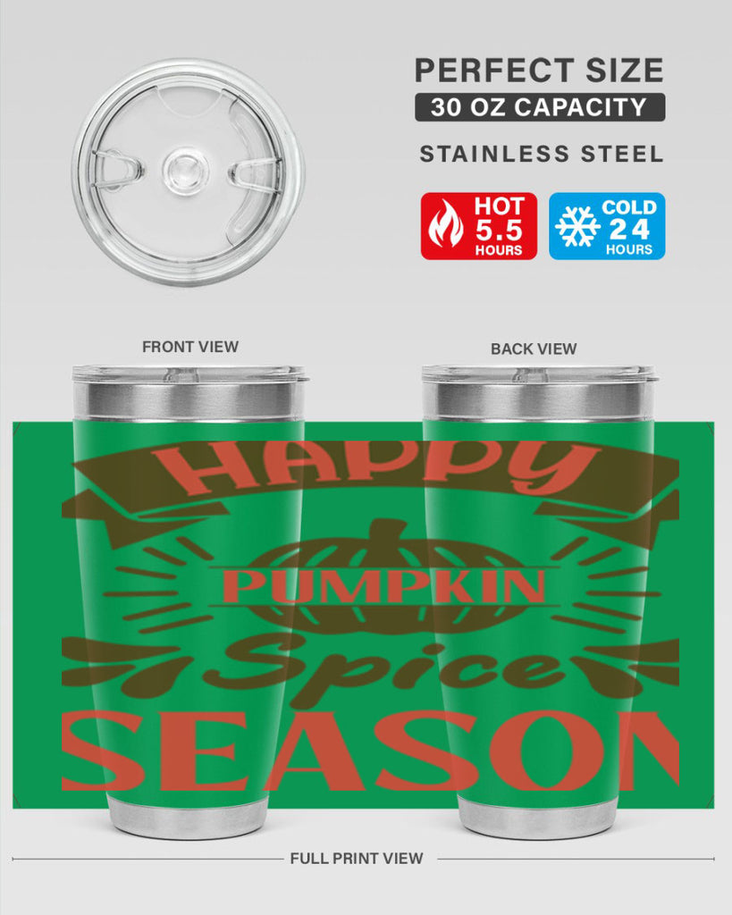 Happy Pumpkin Spice Season 246#- fall- Tumbler