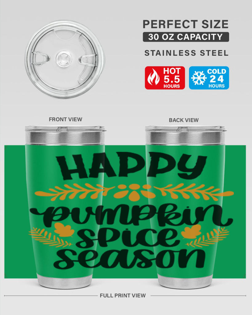 Happy Pumpkin Spice Season 492#- fall- Tumbler